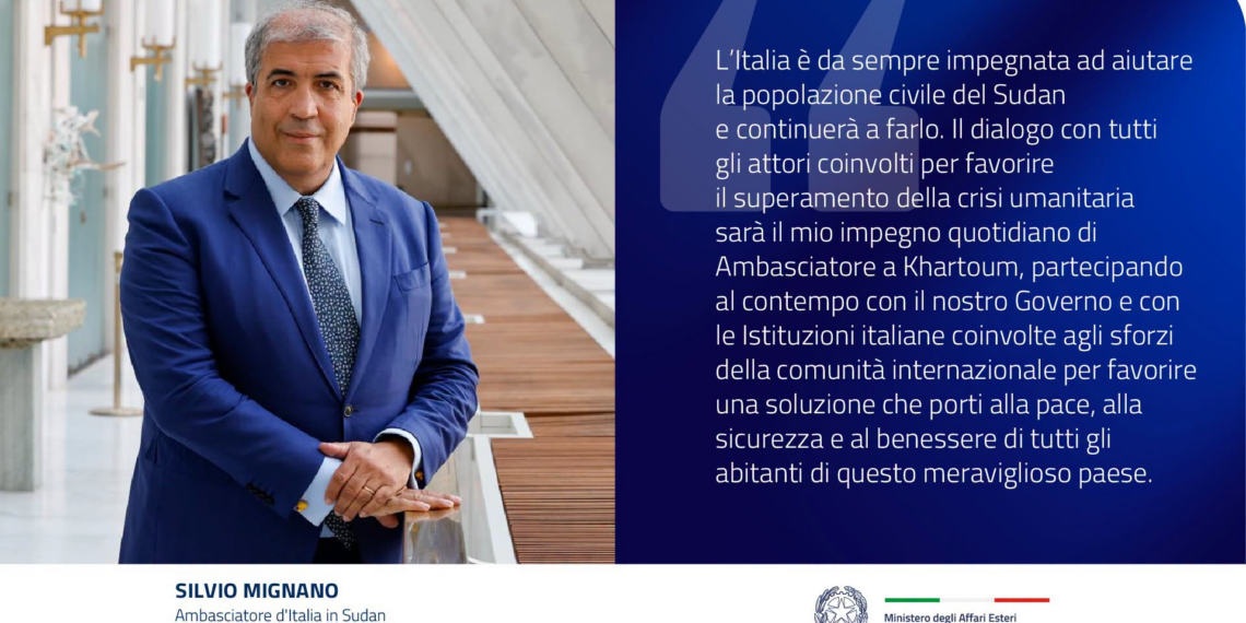 Silvio Mignano è il nuovo Ambasciatore d’Italia in Sudan