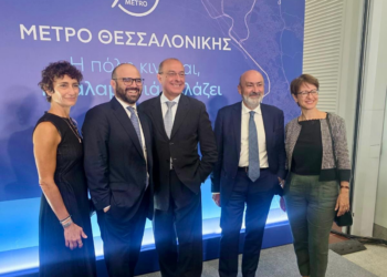 Prolungamento Metropolitana Salonicco, l’Ambasciatore Cuculi partecipa all’inaugurazione