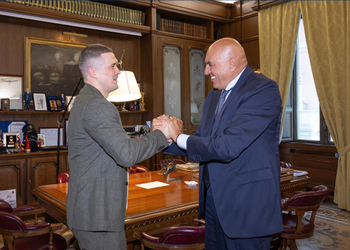 Il Ministro Crosetto riceve Mykhailo Fedorov