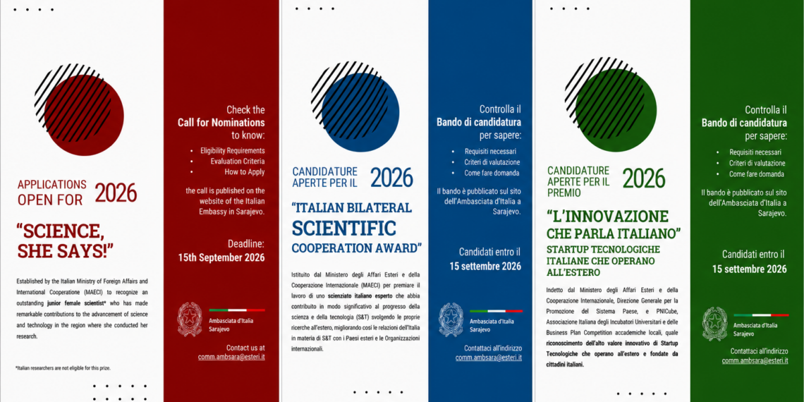 La Farnesina indice tre Premi scientifici per il 2026