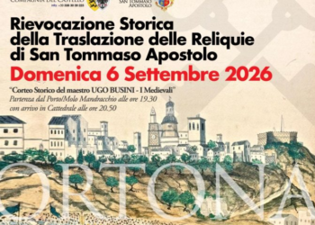 A Ortona la rievocazione storica della traslazione delle Reliquie di San Tommaso (6 settembre)