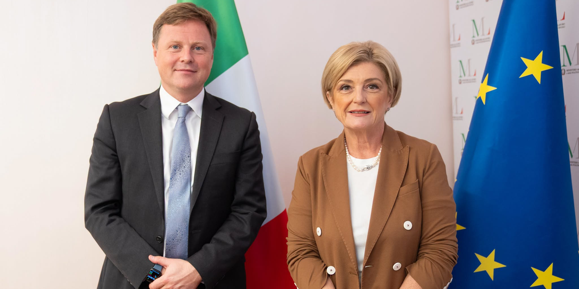 Il Ministro Calderone riceve l’Ambasciatore UK Stephen Hickey