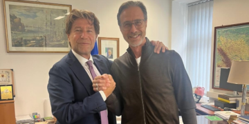 Kiev, l’Ambasciatore Formosa incontra il CT della Nazionale di Calcio Ucraina Andrea Maldera