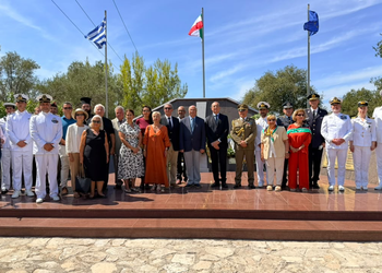 Cefalonia, l’Ambasciatore Cuculi rende omaggio ai caduti della Divisione Acqui
