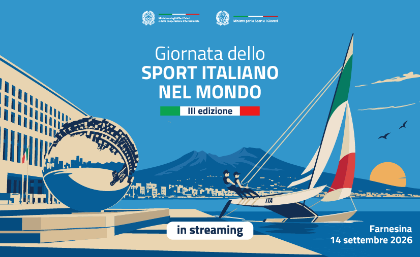 Terza Giornata dello Sport Italiano nel Mondo. Nuovi atleti Ambasciatori nominati da Tajani