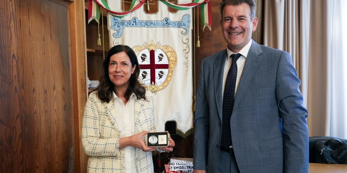 La Presidente della Regione Sardegna Todde incontra l’Ambasciatore di Svizzera Balzaretti
