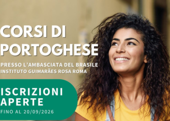Corsi di lingua portoghese all’Ambasciata del Brasile, aperte le iscrizioni
