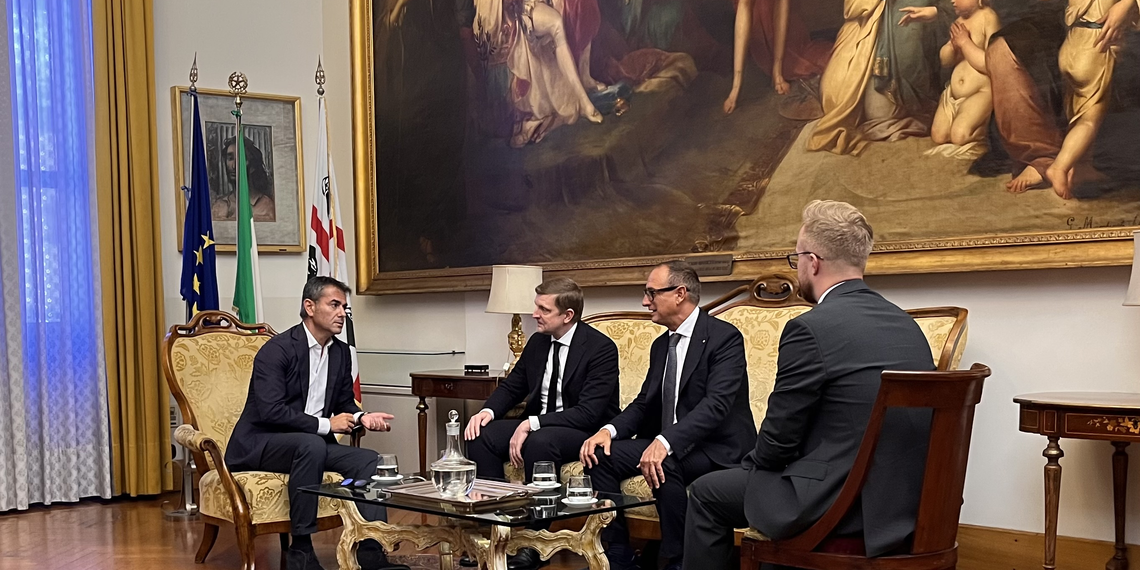 L’ambasciatore d’Ucraina Ihor Brusylo in visita istituzionale a Cagliari