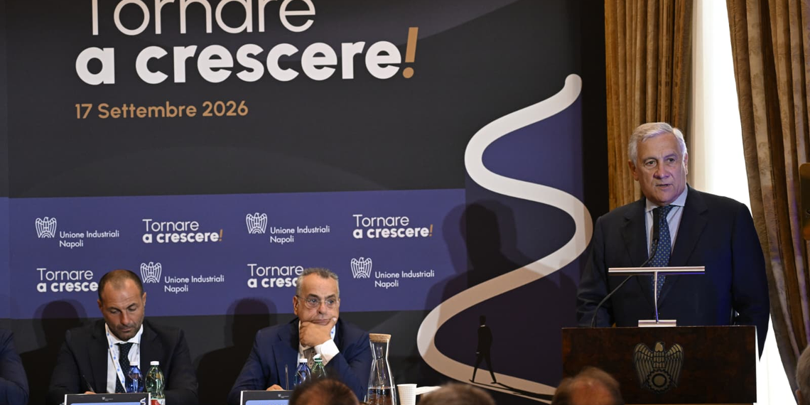 Tajani a Napoli per incontro con industriali e conferenza stampa su Med Dialogues e Neapolis. Ad Avellino intitolazione della strada ad Alfredo Covelli