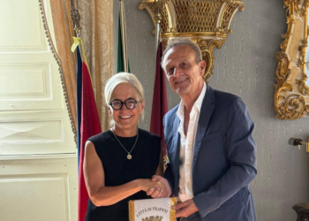 Trapani, il Sindaco Giacomo Tranchida incontra l’Ambasciatrice di Lettonia Elita Gavele