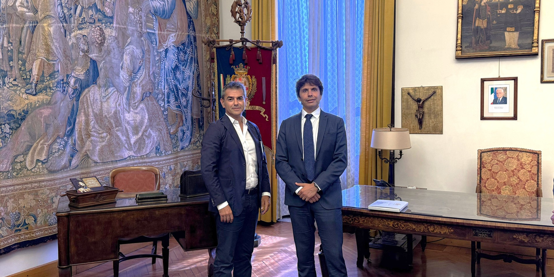 Il Sindaco di Cagliari Zedda riceve n Municipio l’Ambasciatore della Repubblica di Malta Azzopardi