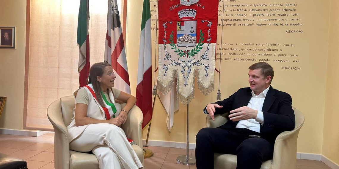 Il Comune di Pula accoglie l’Ambasciatore d’Ucraina Igor Brusylo