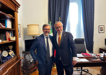Senato, il Presidente della Commissione Affari Costituzionali De Priamo incontra l’Ambasciatore del Regno dei Paesi Bassi Stibbe