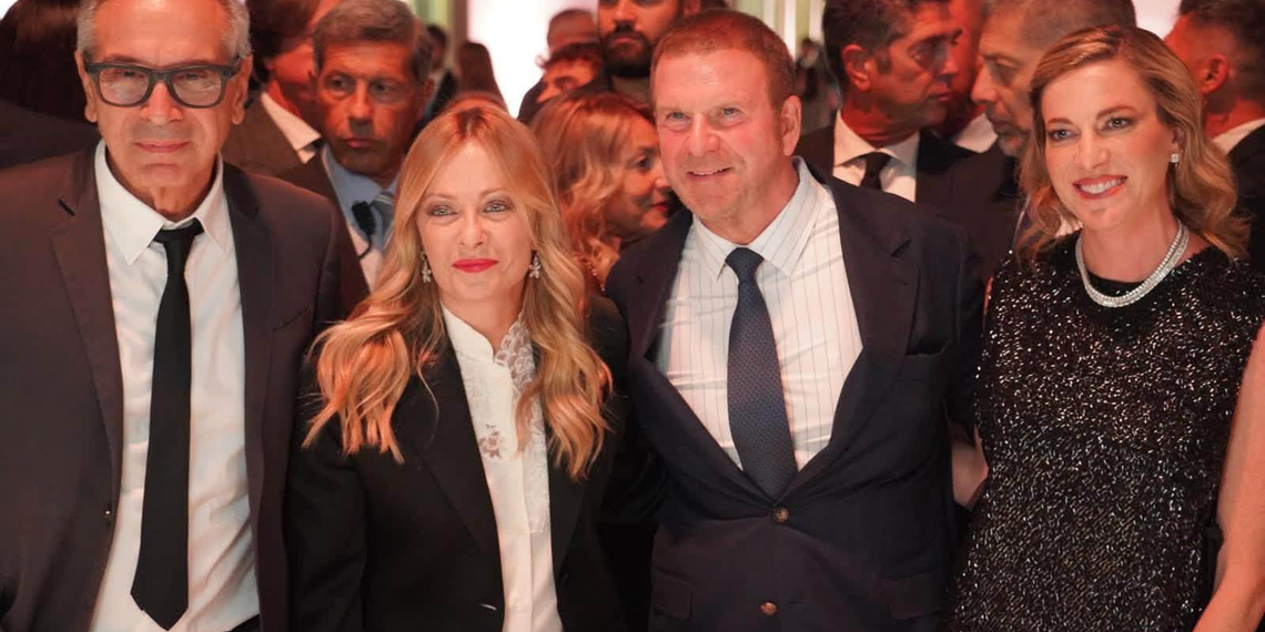 Meloni e Fertitta alla Cena di Gala della Milano Fashion Week