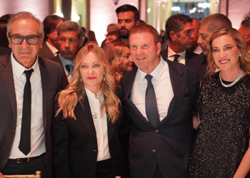 Meloni e Fertitta alla Cena di Gala della Milano Fashion Week