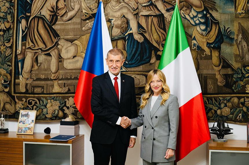 Il Presidente del Consiglio Meloni in visita nella Repubblica Ceca