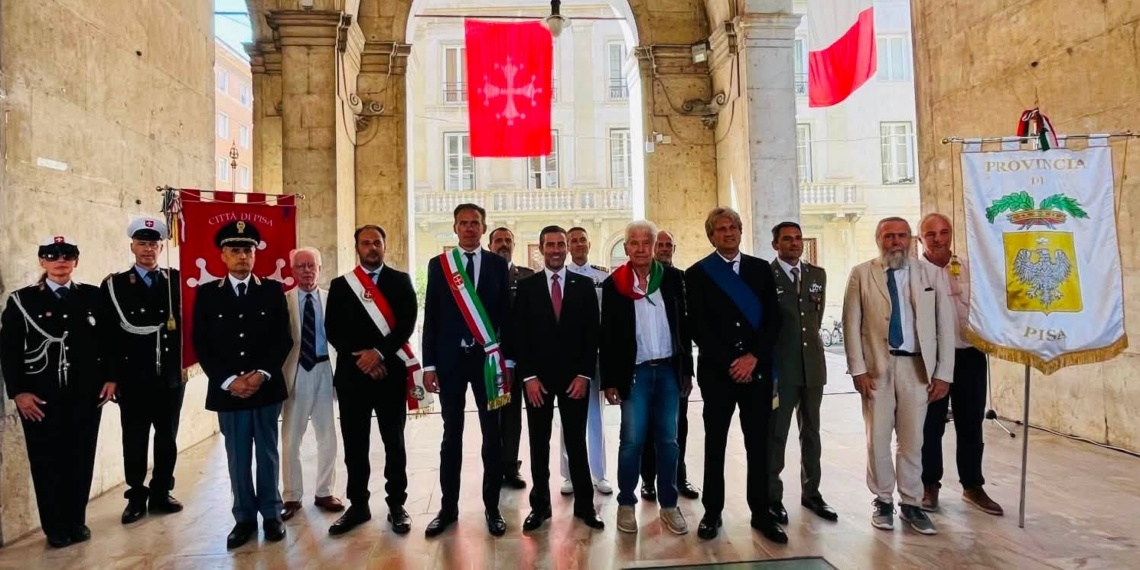 82° Anniversario della Liberazione di Pisa. Prima uscita pubblica per il Console Usa Tordella