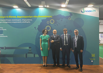 L’Ambasciatore Cuculi visita i padiglioni delle imprese italiane alla fiera internazionale di Salonicco