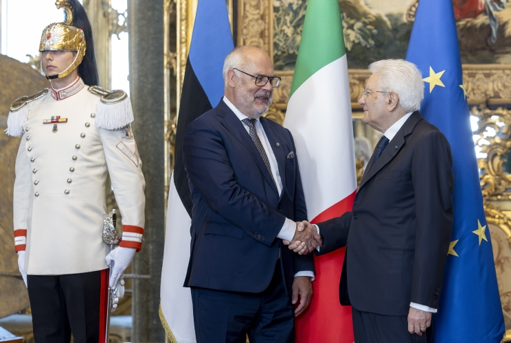 Mattarella riceve al Quirinale il Presidente estone Alar Karis: si rafforza il dialogo tra Estonia e Italia