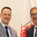 L’ambasciatore del Lussemburgo Schiltz incontra il Presidente della Provincia di Bolzano Kompatscher