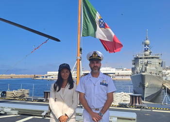 Algeria, visita dell’Ambasciatrice Schiavo alla Nave “Raimondo Montecuccoli”