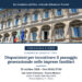 Imprese Familiari, al Senato la presentazione del DDL 1763 sul Passaggio Generazionale (20 ottobre)