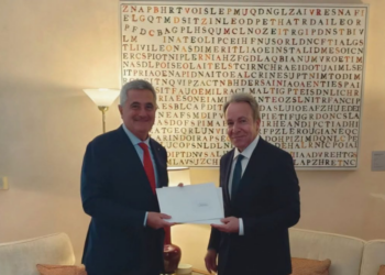 L’Ambasciatore designato della Repubblica Ellenica presenta copia Lettere Credenziali alla Farnesina