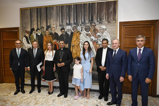 La Vicepresidente della Fondazione Heydar Aliyev in Vaticano per una serie di incontri