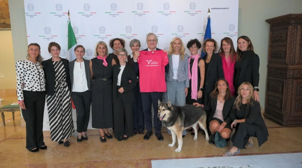 A Lisbona l’incontro tra l’Ambasciatore Miscia e le Pink Ambassador di Fondazione Veronesi