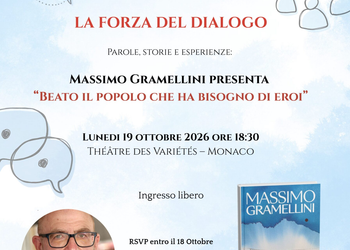 Settimana della Lingua Italiana nel Mondo, Il Théâtre des Variétés di Monaco ospita Massimo Gramellini