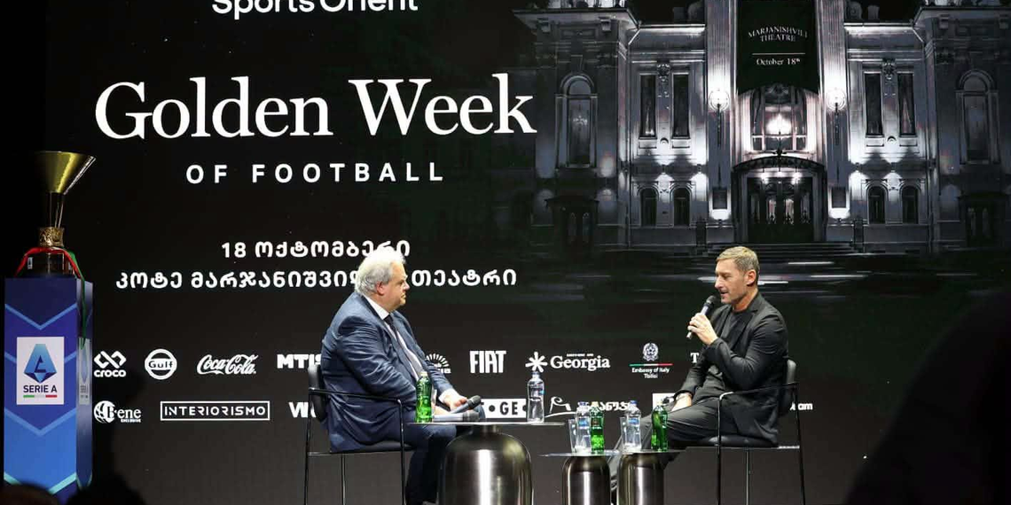 Giornata dello Sport italiano, Francesco Totti ospite dell’Ambasciata d’Italia a Tbilisi