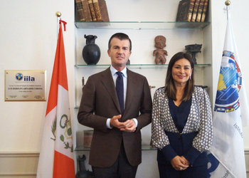 Il Segretario Generale IILA Silli incontra la Ministra dello Sviluppo del Perù Maritza Canales