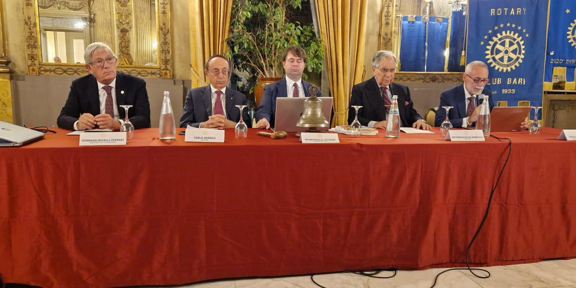 Bari, l’Ambasciatore Carlo Marsili incontra i Rotary Club sul ruolo della Turchia nello scenario internazionale
