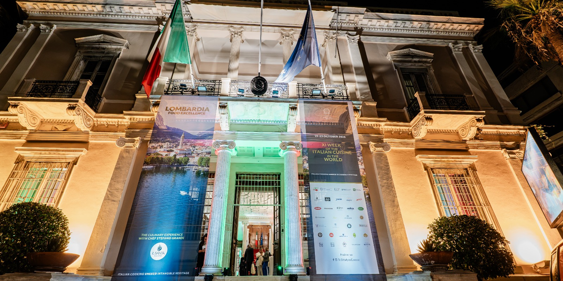 Settimana della Cucina Italiana, l’Ambasciata ad Atene celebra le eccellenze enogastronomiche della Lombardia