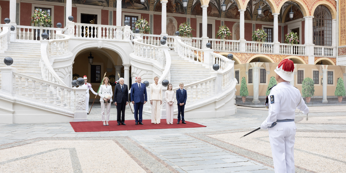 Il Presidente Mattarella in Visita di Stato nel Principato di Monaco