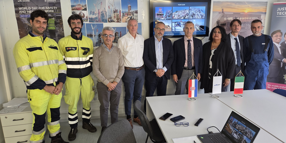 Croazia, l’Ambasciatore Trichilo visita l’azienda italiana Kinetics Technology alla raffineria di Fiume 