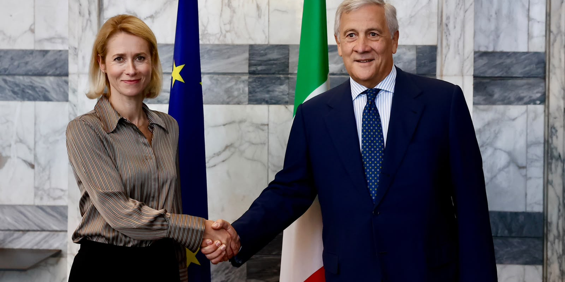 Tajani incontra l’Alto Rappresentante UE Kaja Kallas. Focus su Mar Rosso, Ucraina, azione europea e principali sfide internazionali