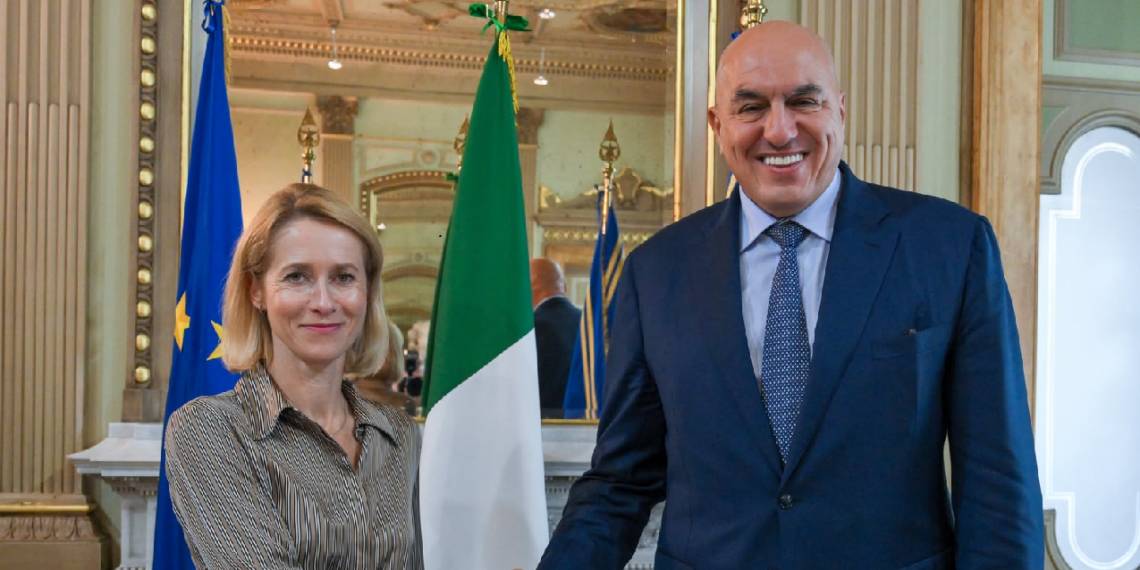 Il Ministro Crosetto incontra Kallas: l’Europa deve passare dalle parole ai fatti