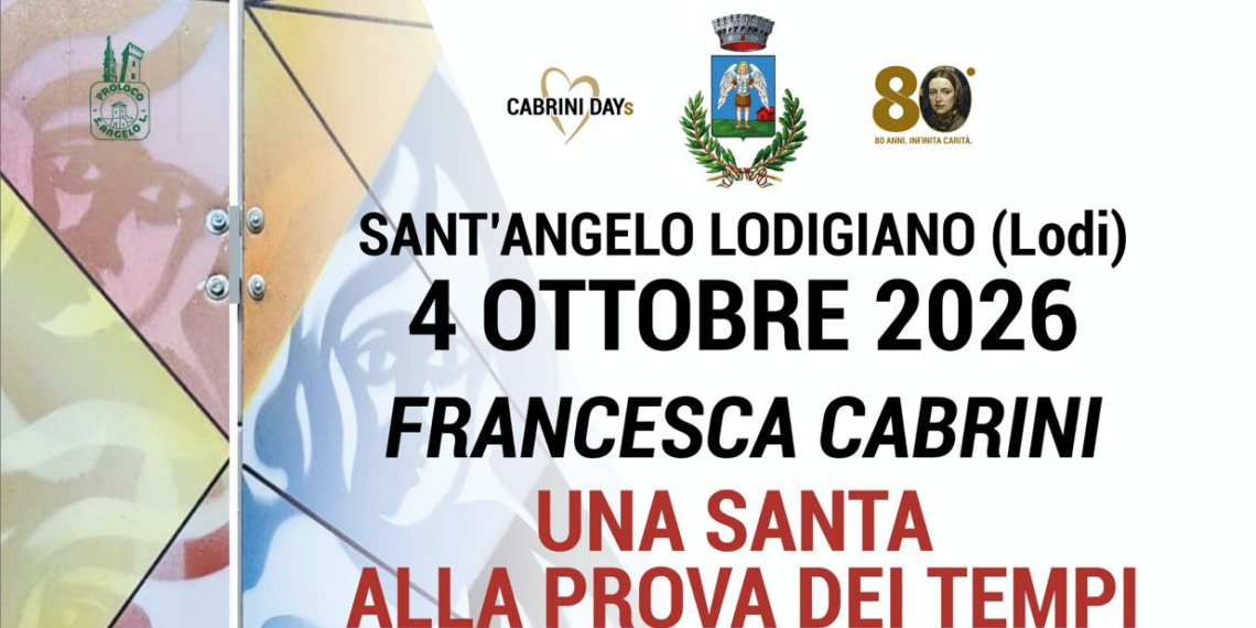 A Sant’Angelo Lodigiano la presentazione del libro di Lattanzio su Santa Francesca Cabrini